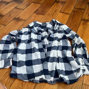 Land’s End Buffalo plaid button down
